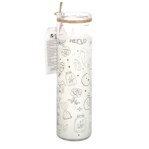 Mystical White Sage Tube Candle For Cleansing And Protection