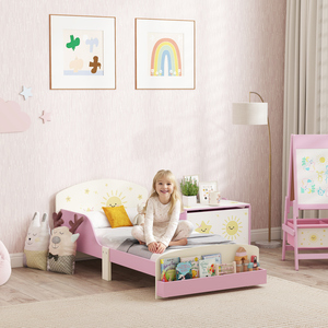 AIYAPLAY Toddler Bed with Storage