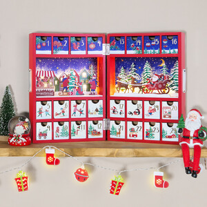 Traditonal LED Book Advent Calendar