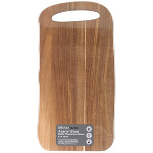 Acacia Wood Rustic Chop and Serve Board