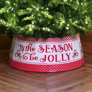 Tis The Season Metal Tree Skirt
