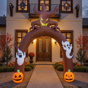 Lifeideas Arch Ghost Pumpkins Halloween Inflatable