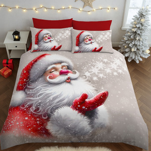 Velosso Festive Santa Kiss Duvet Set