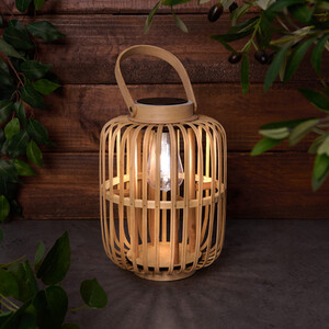 Solar Bamboo Effect Lantern