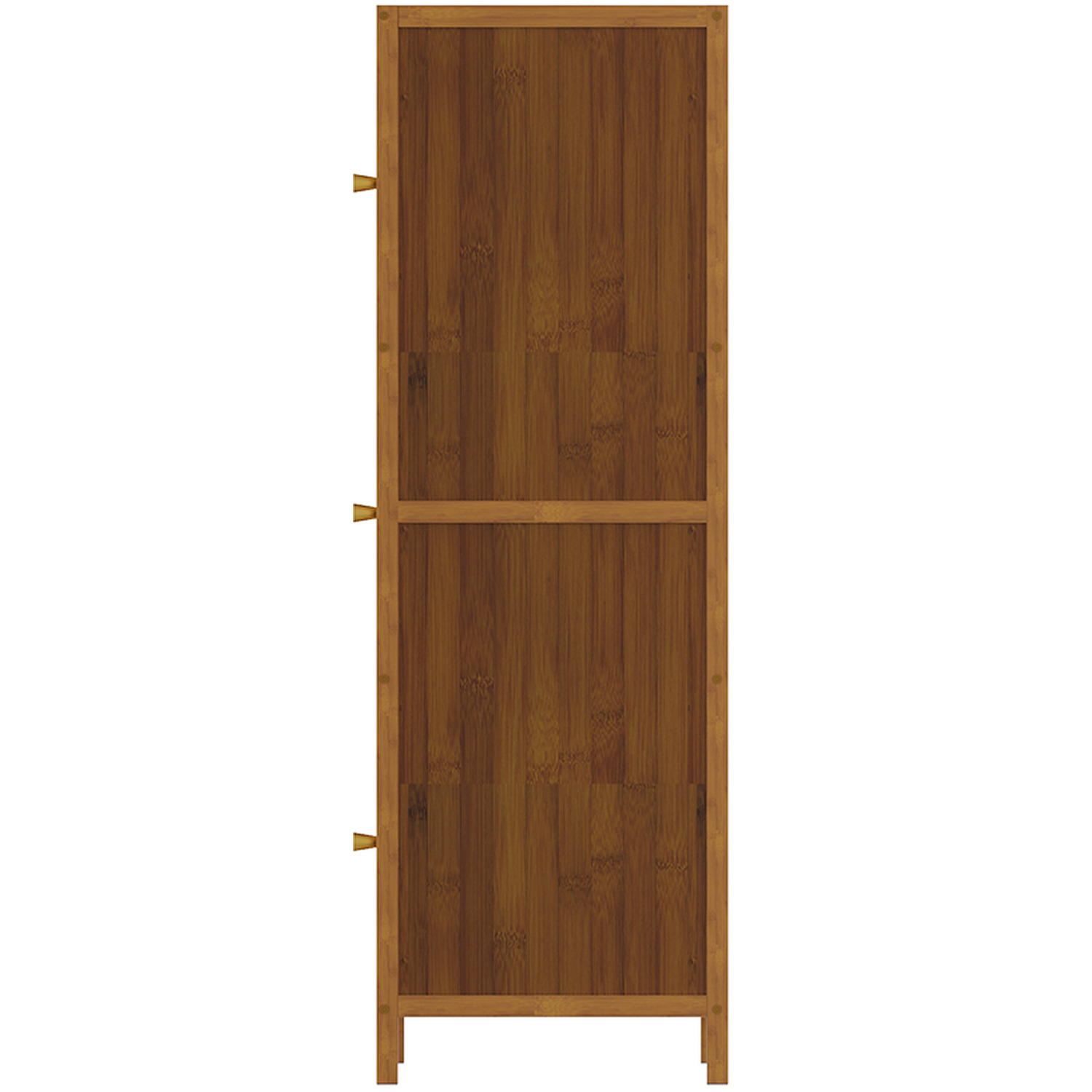 Multi-tier Bamboo Storage Cabinet - Wood 97cm