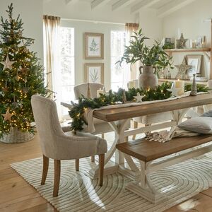 Rustic Wicker Bauble - Brown