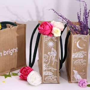 Hop Hare Jute Big Bag I am Strong