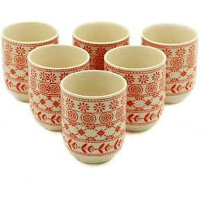 Charming Amber Herbal Tea Cups Set