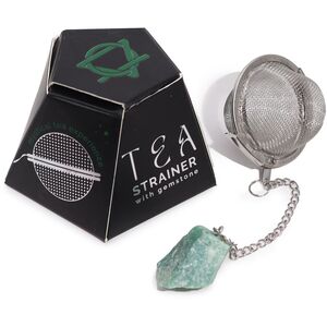 Raw Crystal Gemstone Tea Strainer Aventurine
