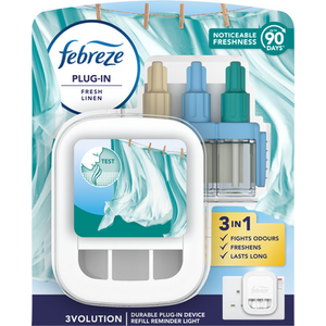 Febreze 3 Volution Plug In Air Freshener Starter Kit