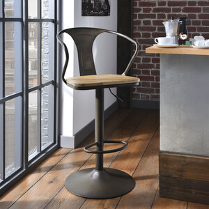 Industrial Iron Bar Chair