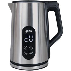 Igenix 1.5L Digital Jug Kettle Stainless Steel