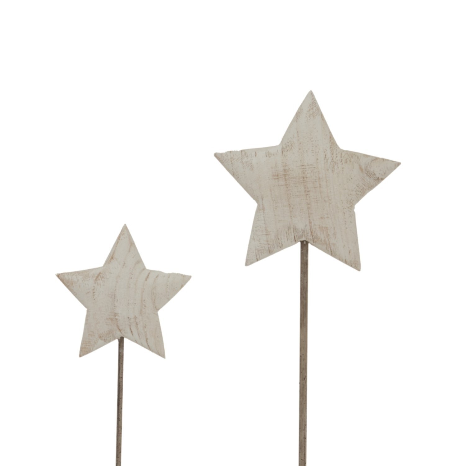 Image of Whitewashed Rustic Star Decor Stand for&hellip;