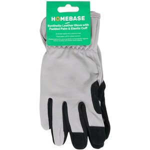 Glove with Padded Palm and Elastic Cuff