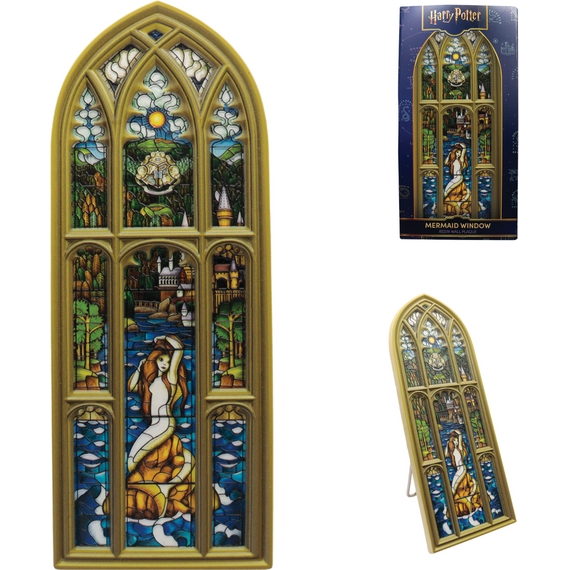 Harry Potter Mermaid Stained Glass Window Resin Plaque