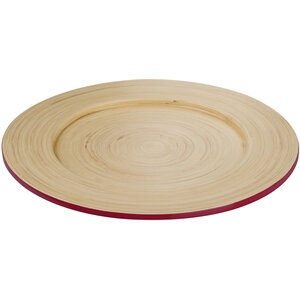 Kyoto Raspberry Bamboo Charger Plate