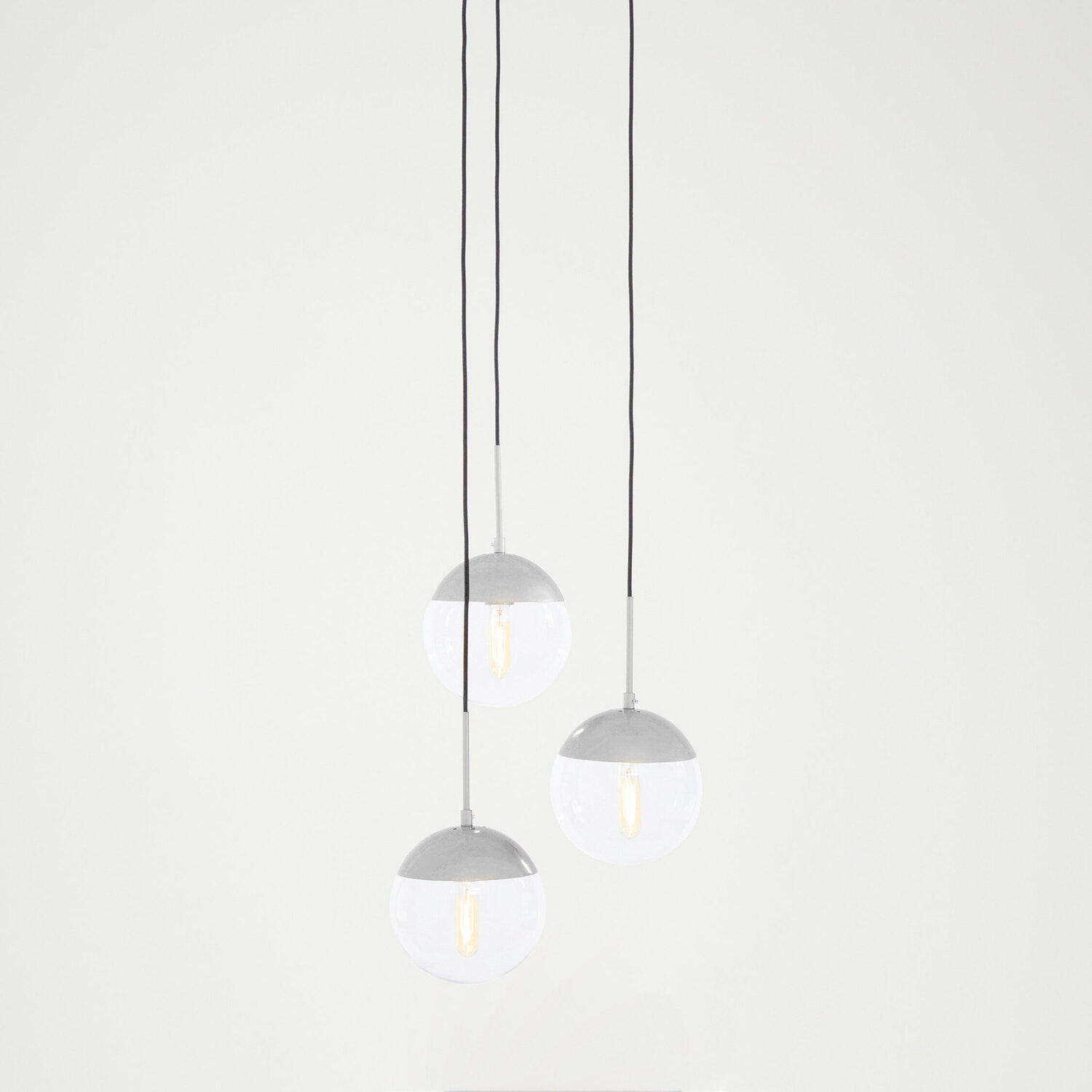 Revive Chrome Finish 3 Pendant Light - Silver