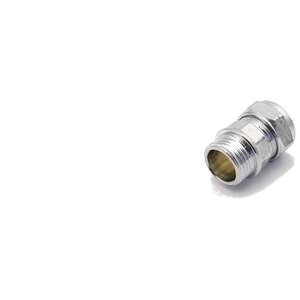 PrimaPlus Chrome Compression Adaptor 15mm x 1/2