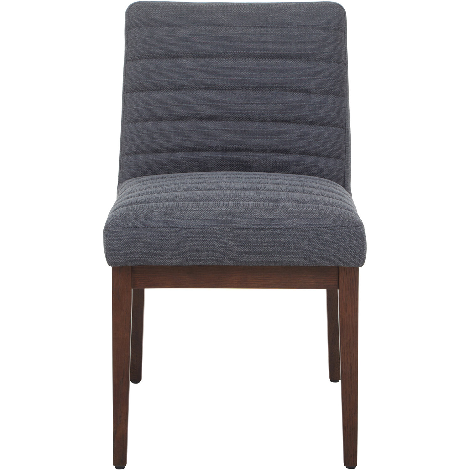 Brando Charcoal Grey Dining Chair with Oak Legs - Grey