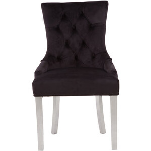 Richmond Black Velvet Dining Chair