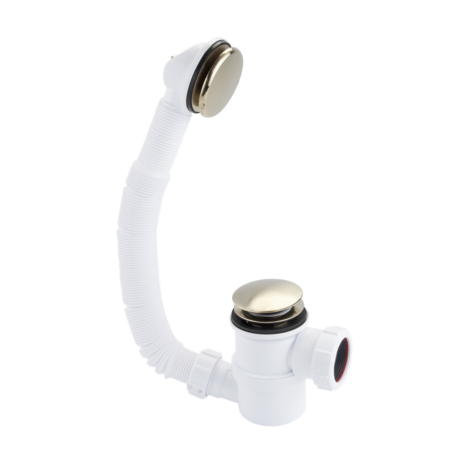 McAlpine Bath Trap Waste & O/Flow - Brushed Brass - Image 4