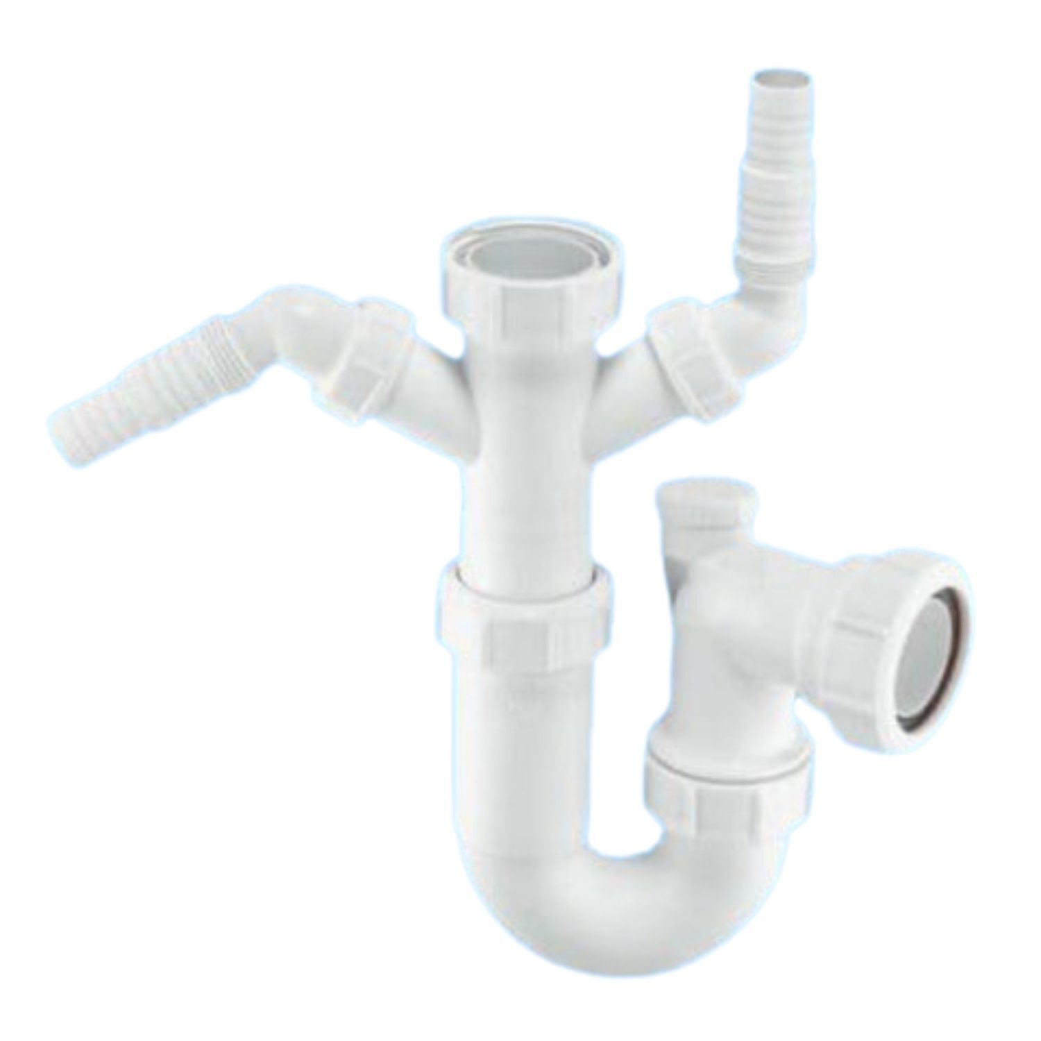 Mcalpine 75Mm Water Seal Silentrap Adjustable Inlet 'P' Trap - Wm11v - Grey