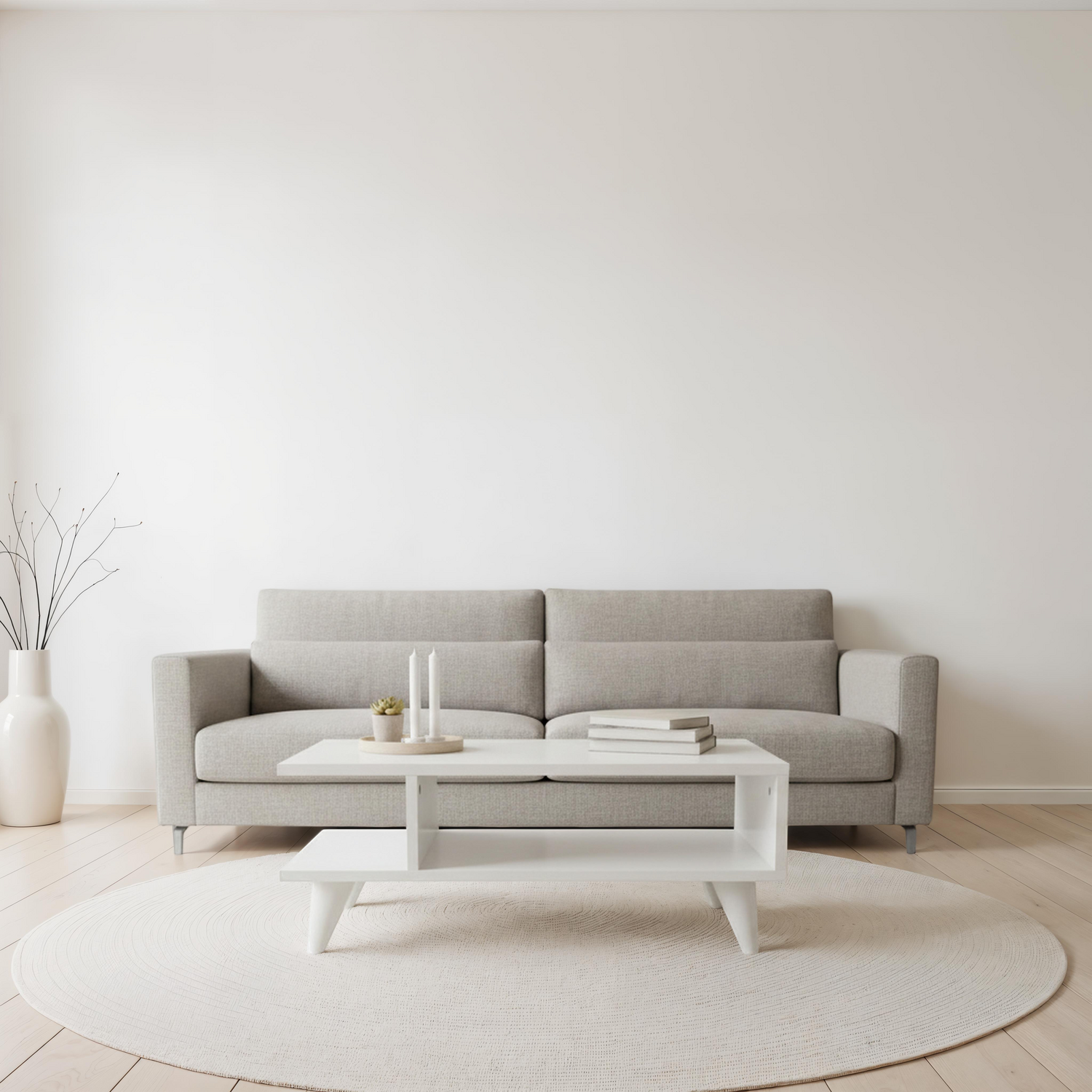 Decortie Titus Coffee Table - White