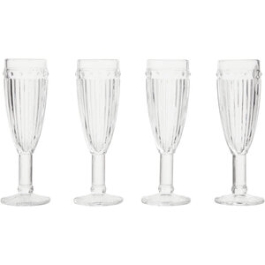 Auclair Set Of Four Champagne Glasses