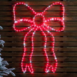 Red Bow Rope Light