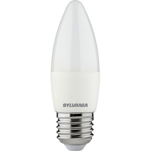Sylvania ToLEDo Candle LED Candle Light Bulb E27 470 Lumens Warm White 2700K - P