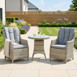 Wentworth Highback Comfort Round Bistro Set