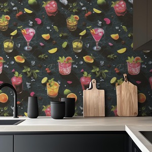 After Dark Cocktail Wallpaper