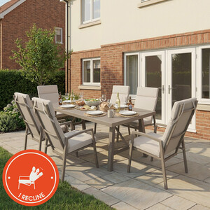 Stowbridge Dining Table and Reclining Chair Set