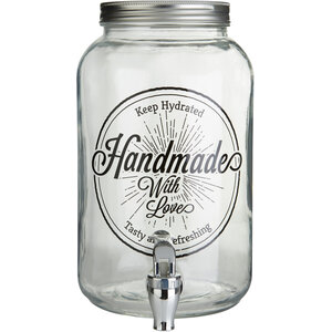 Lea Glass Drinks Dispenser 3500ml