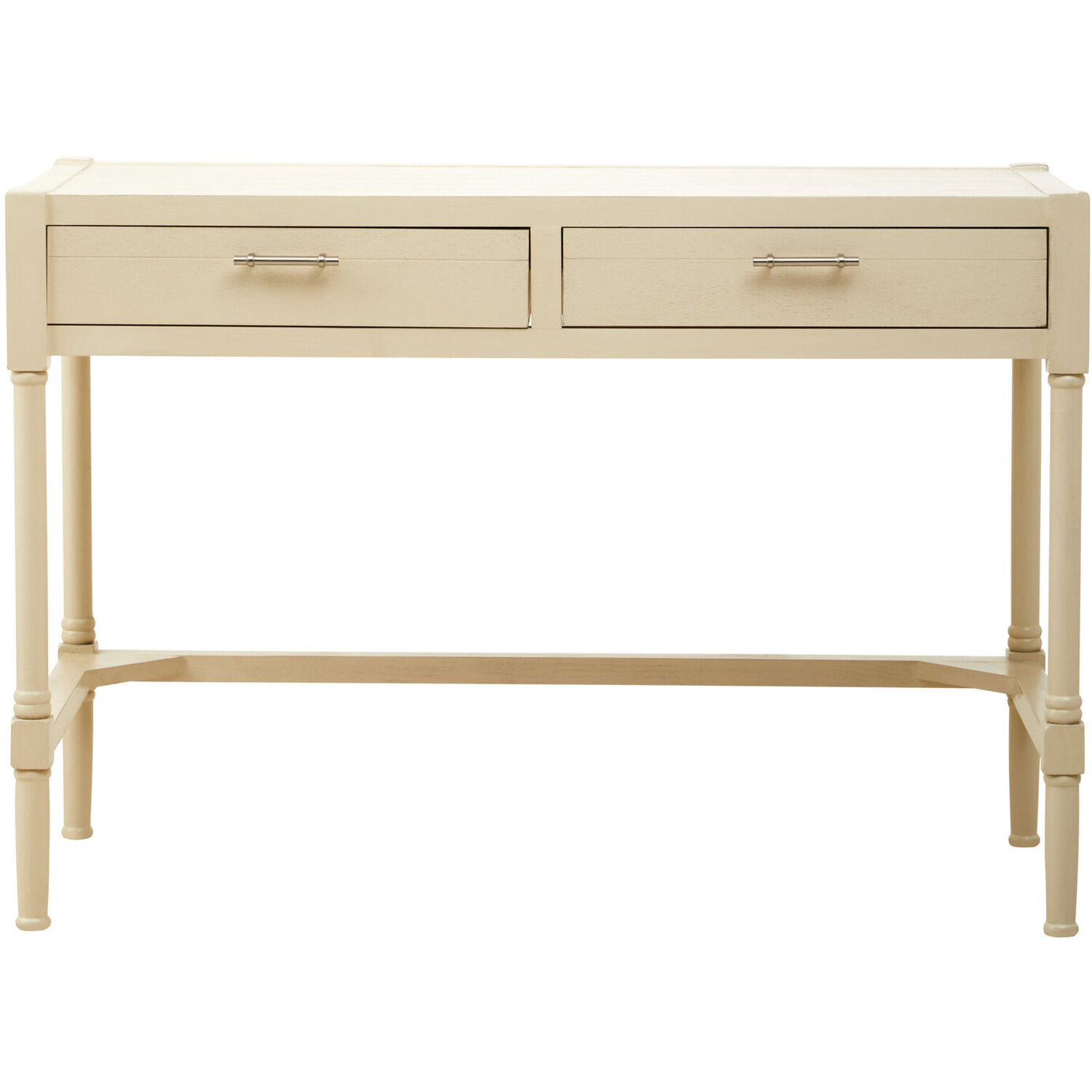 Heritage Ivory Desk with 2 Drawers - White