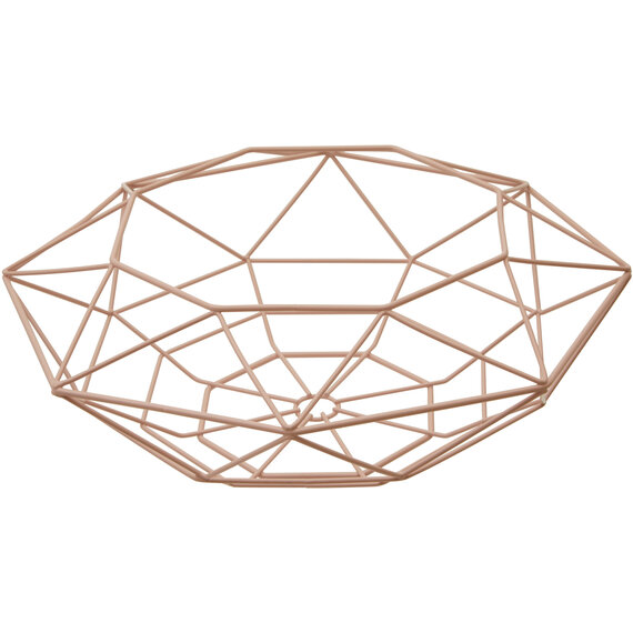 Vertex Gold Finish Fruit Basket