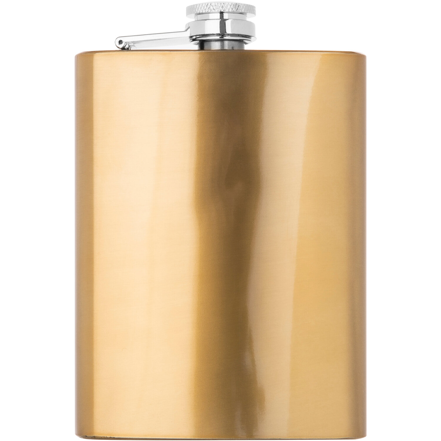 Auden 8oz Gold Finish Hip Flask - Gold