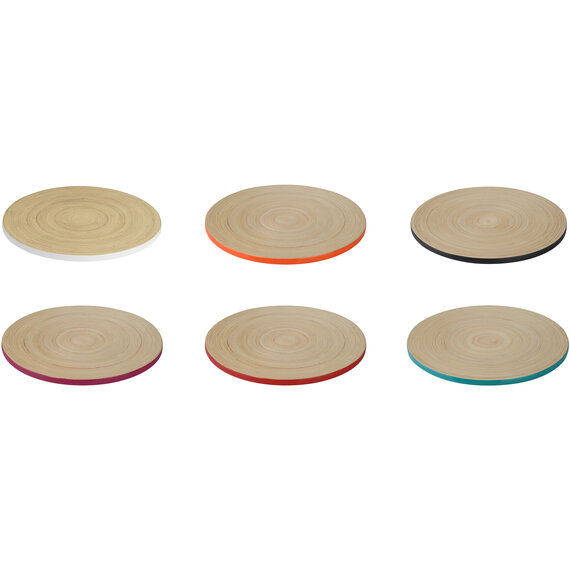 Kyoto Spun Design Orange Bamboo Placemat