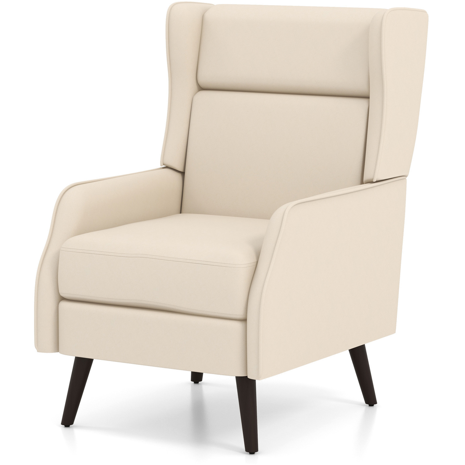 Single Sofa Accent Chair - White