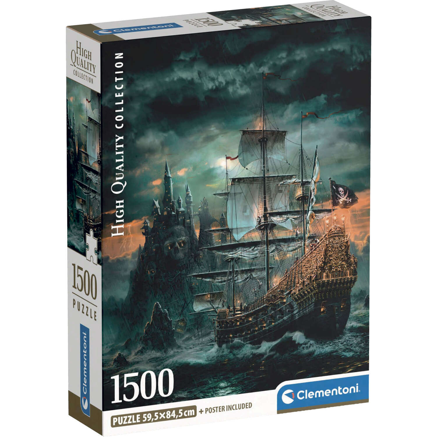 Clementoni The Pirates Ship 1500 Piece Jigsaw Puzzle