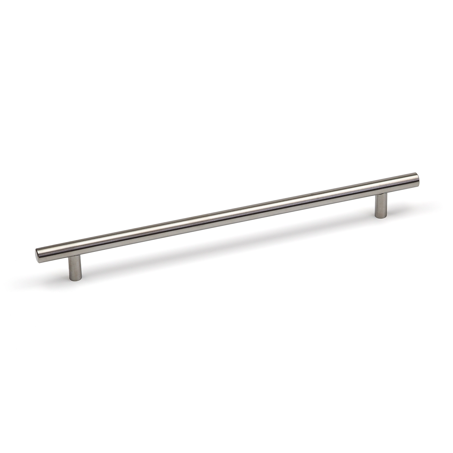 Handle & Home Classic T-Bar Steel Cabinet Handle - Brushed Nickel - Brushed Nickel