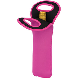 Hot Pink Neoprene Wine Bottle Holder