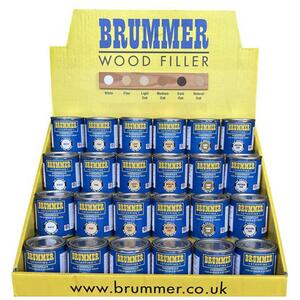 Brummer Wood Filler Counter Display Unit X 24Pc