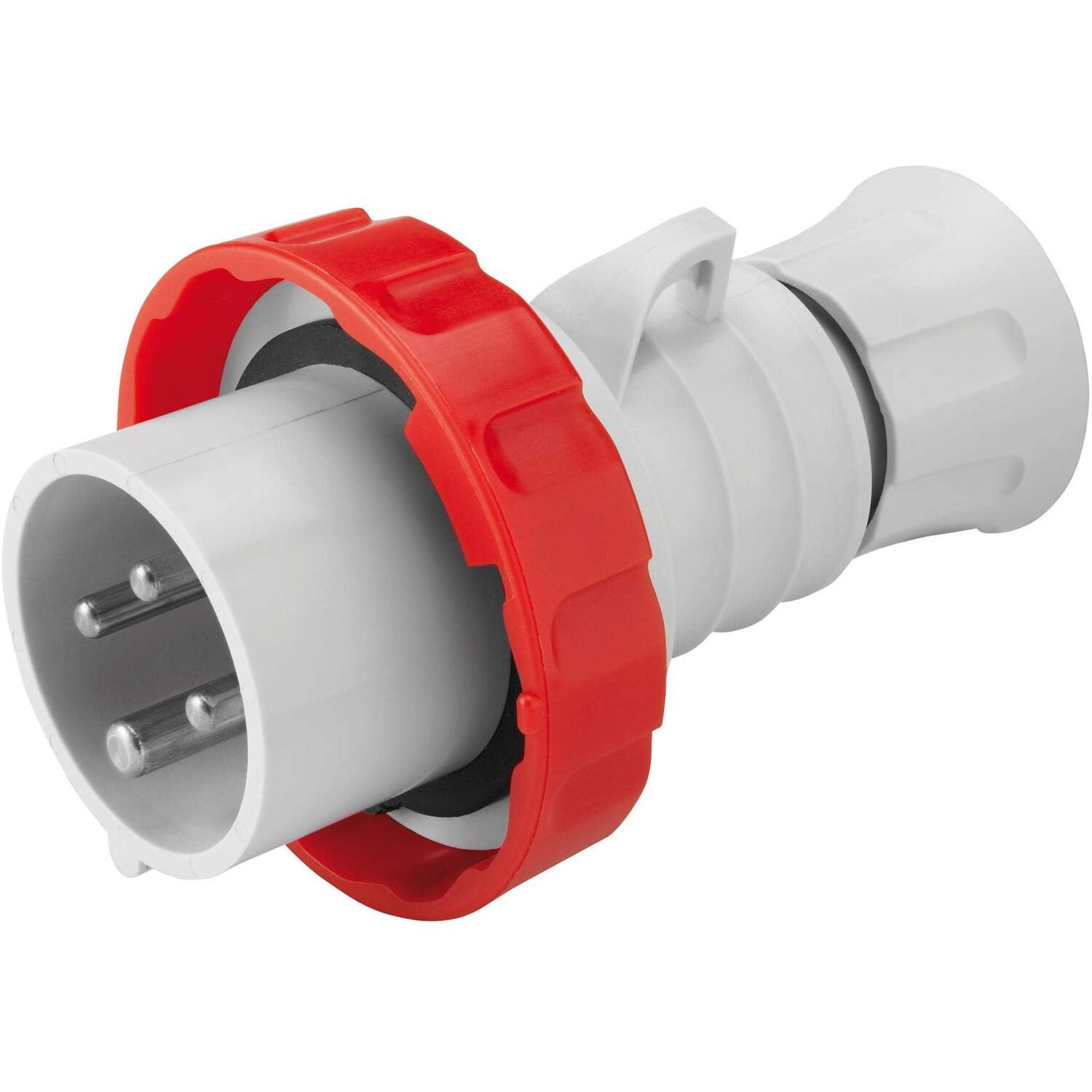 Gewiss GW60030H Industrial Plug 3P+E (4 Pin) 415V Red IP67 - Image 6