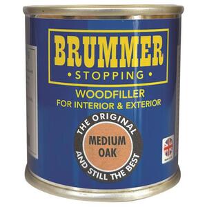 Brummer Wood Filler Medium Oak 700g