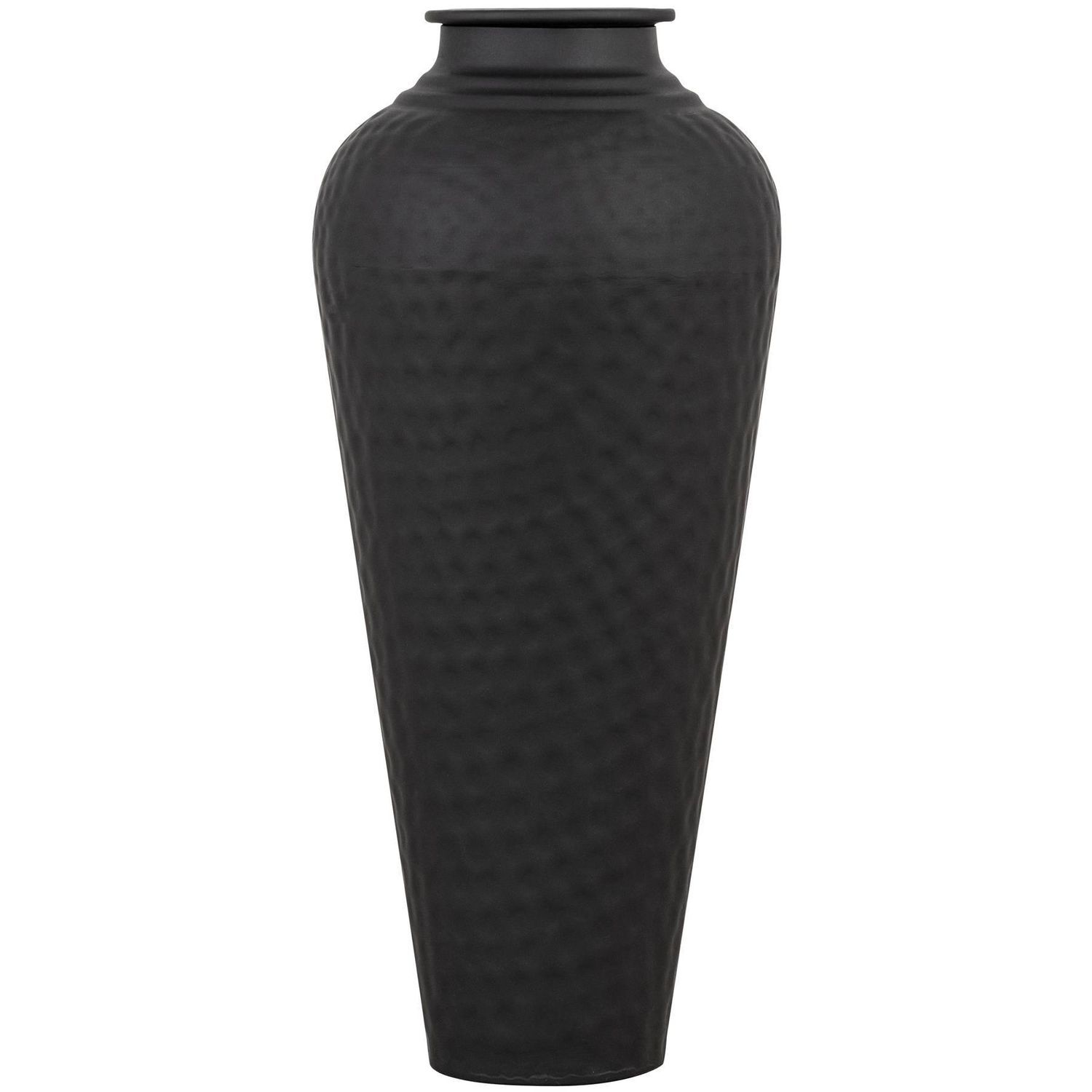 Hill Interiors Hammered Vase - Black