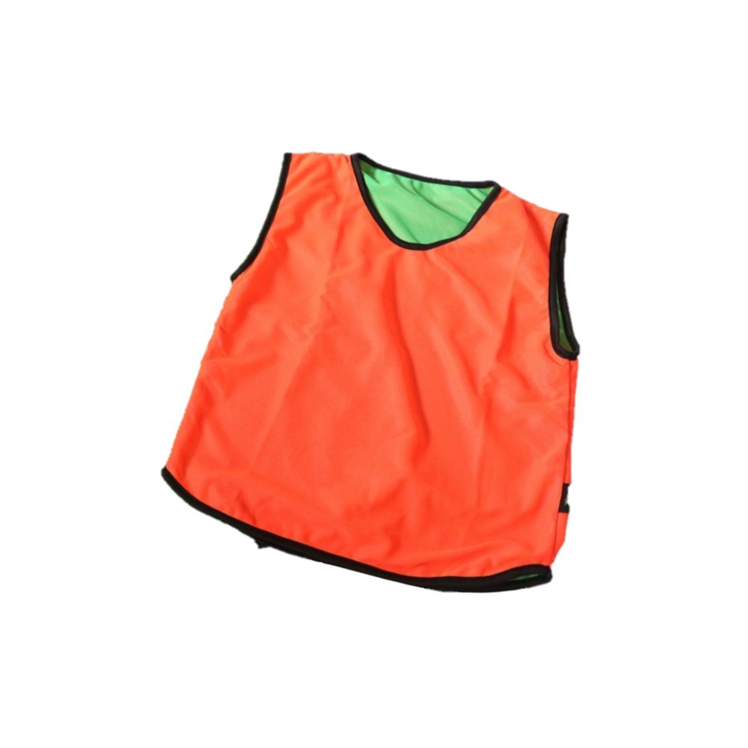 Precision Childrens/Kids Reversible Mesh Training Bib - Orange/Green