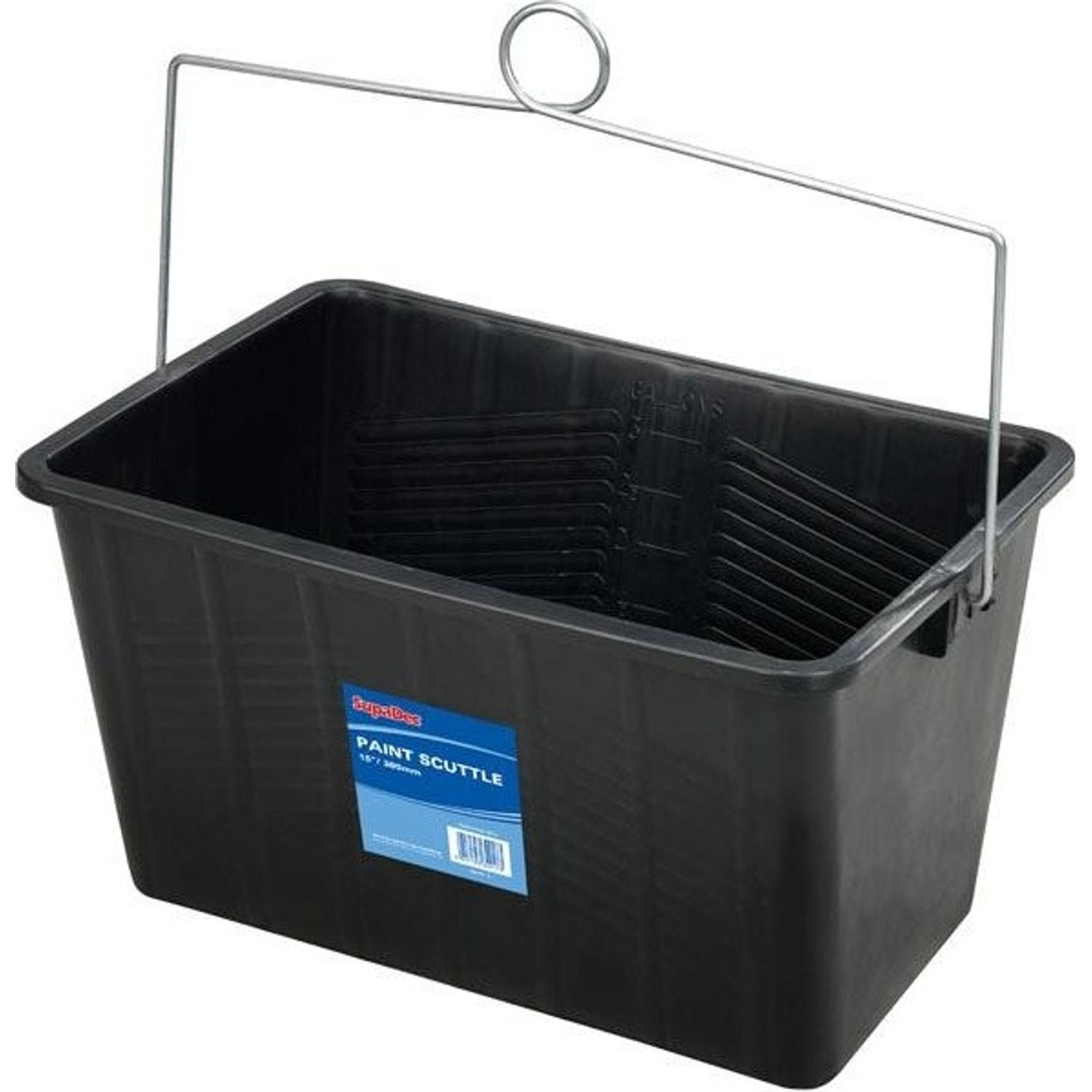Supadec Unisex Black Paint Scuttle In - Image 3