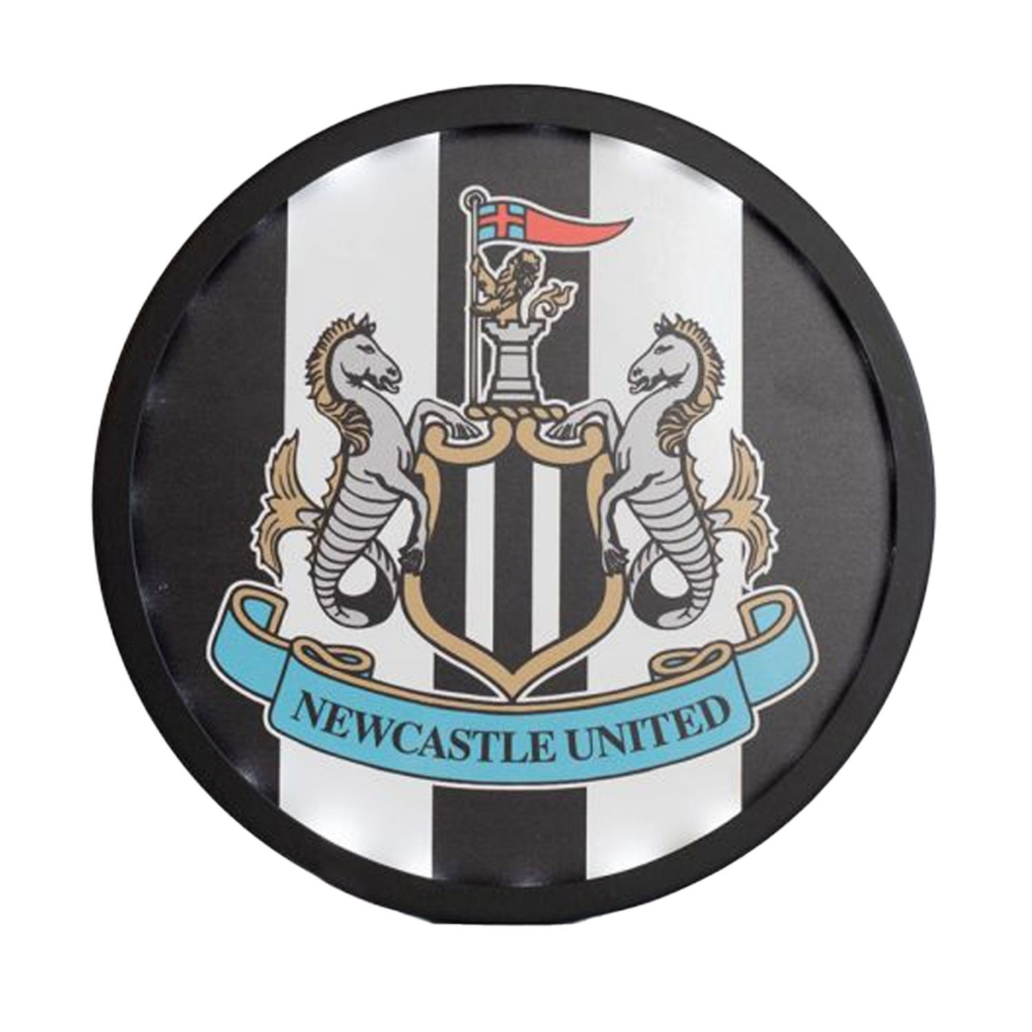 Joom Newcastle United Fc Black/White Metal Led Sign - Image 3