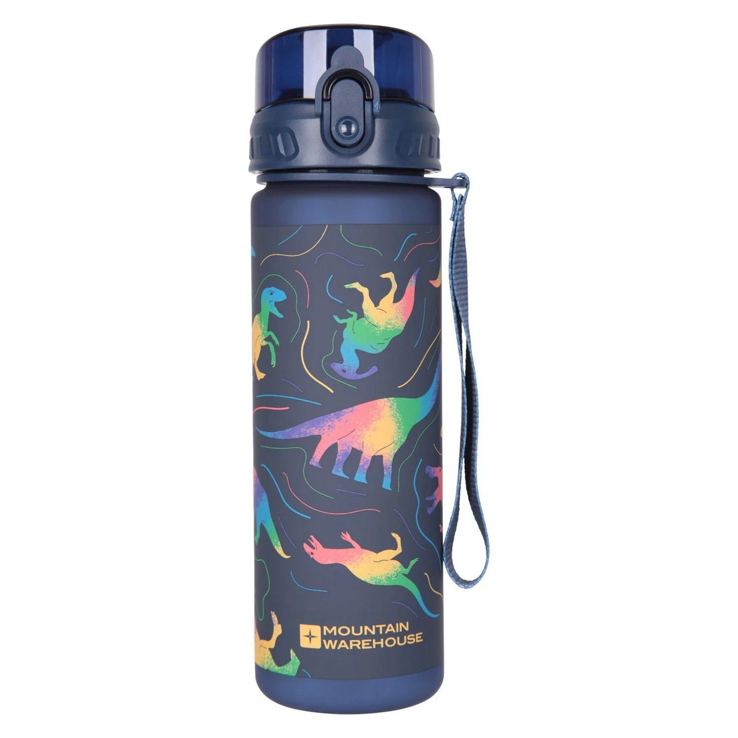 Mountain Warehouse Childrens/Kids Dinosaurs Bpa Free 500Ml Water Bottle - Navy